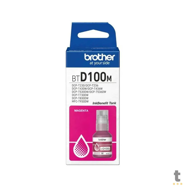 Refil De Tinta Brother 5K Magenta - BTD100M