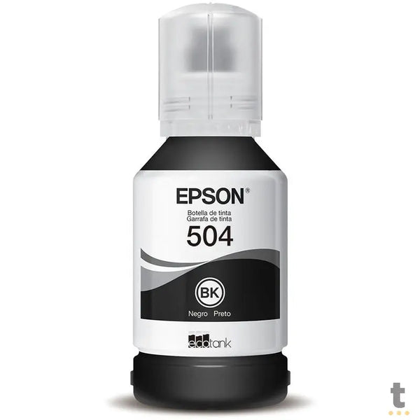 Refil De Tinta Epson T504120-Al 127ml Preto - P/ L4150 L4160 L6171 L6161 L6191