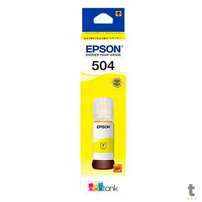 Refil De Tinta Epson T504420 65ml - Amarelo - P/ L4150 L4160 L6171 L6161 L6191 Truedata