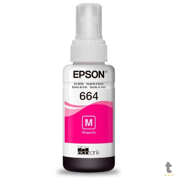 Refil De Tinta Epson T664320 70ml - Magenta - P/ L110 L120 L200 L395 L1300