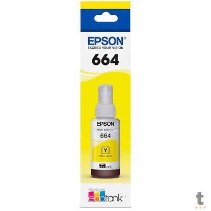 Refil De Tinta Epson T664420 70ml - Amarelo - P/ L110 L120 L200 L395 L1300 Truedata