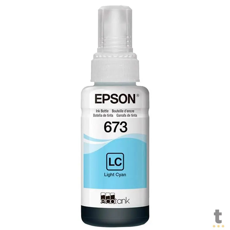 Refil De Tinta Epson T673520 - Ciano Claro Para L1800 Truedata