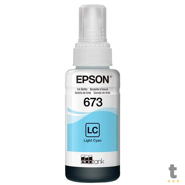 Refil De Tinta Epson T673520 - Ciano Claro Para L1800