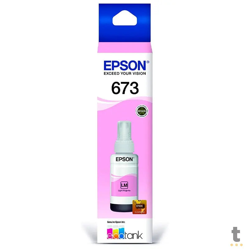 Refil De Tinta Epson T673620 - Magenta Claro Para L800 L805 L810 L1800 Truedata