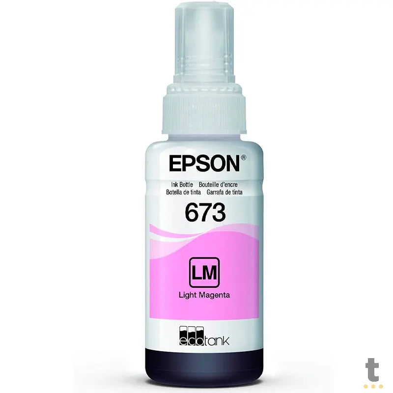 Refil De Tinta Epson T673620 - Magenta Claro Para L800 L805 L810 L1800 Truedata
