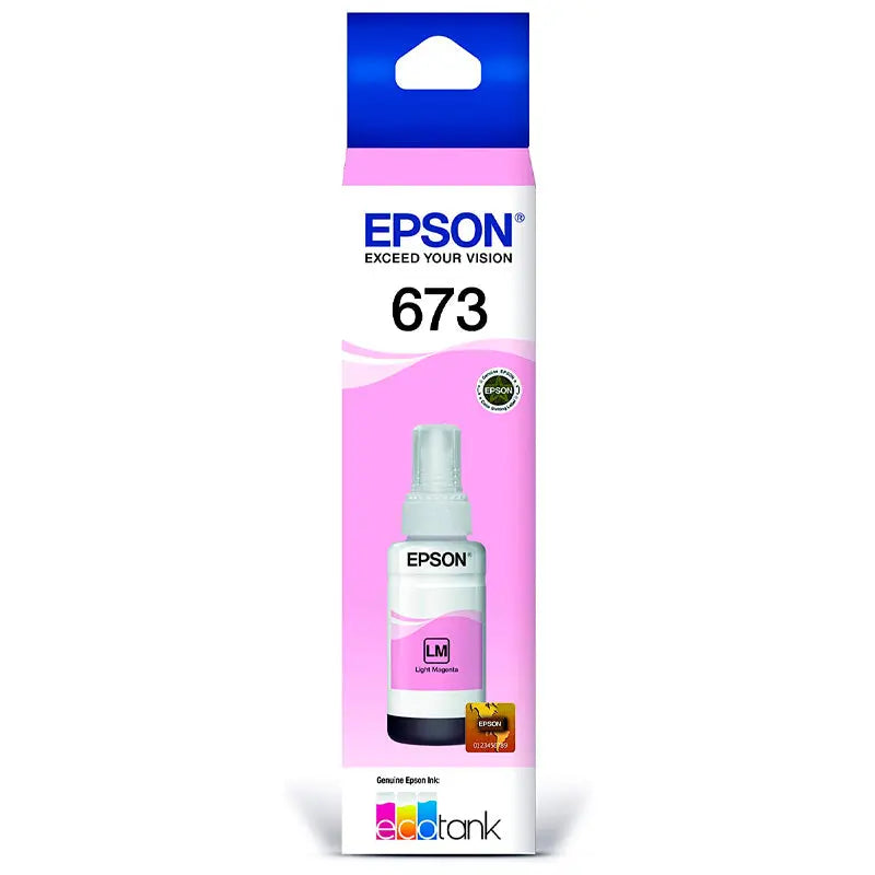 Refil De Tinta Epson T673620 - Magenta Claro Para L800 L805 L810 L1800 Truedata