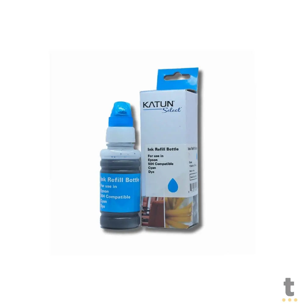 Refil De Tinta Katun P/ Impressoras Epson T504220 70ml - Ciano - P/ L4150 L4160 L4260 L6270 L14150 Truedata