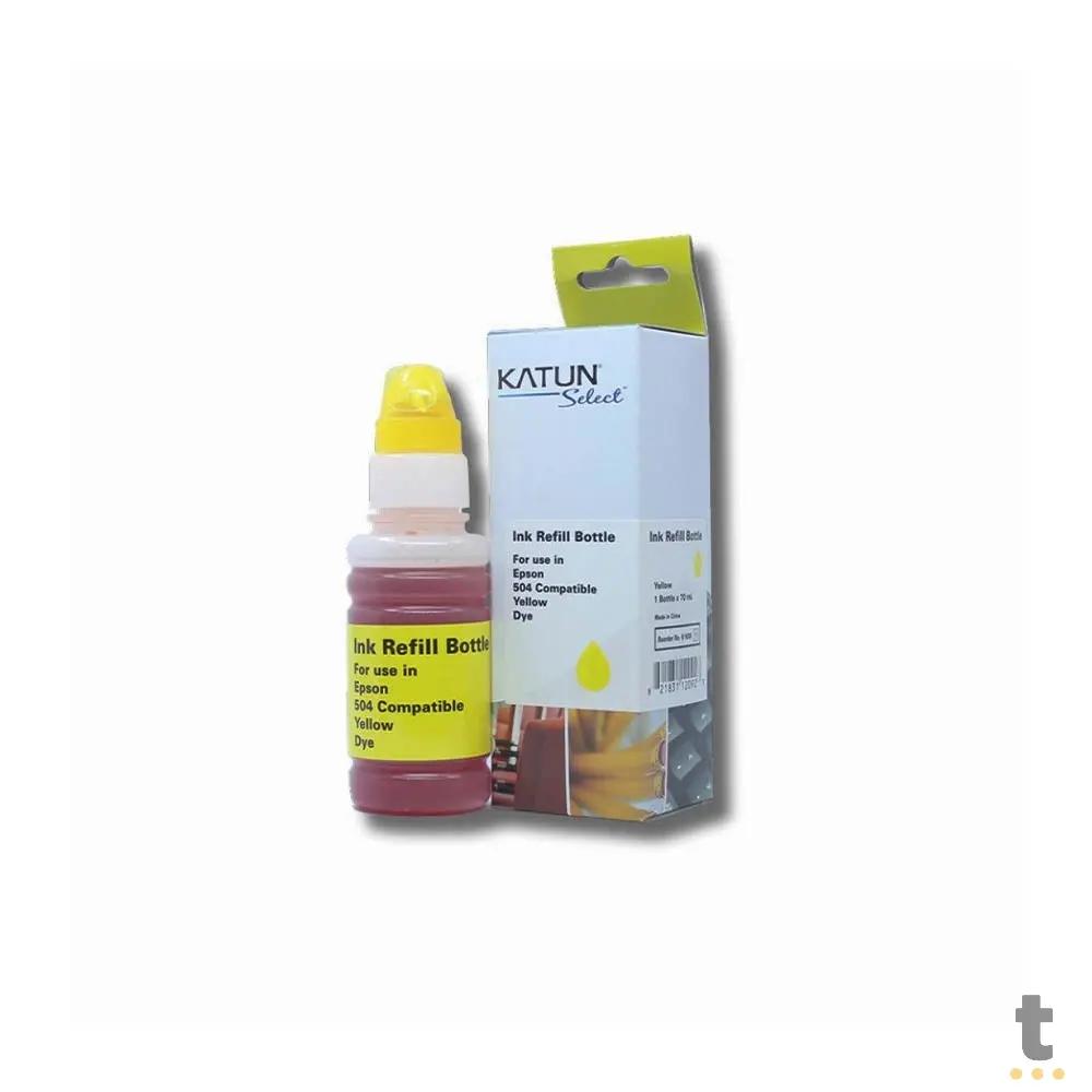 Refil De Tinta Katun P/ Impressoras Epson T504420 70ml - Amarelo - P/ L4150 L4160 L4260 L6270 L14150 Truedata