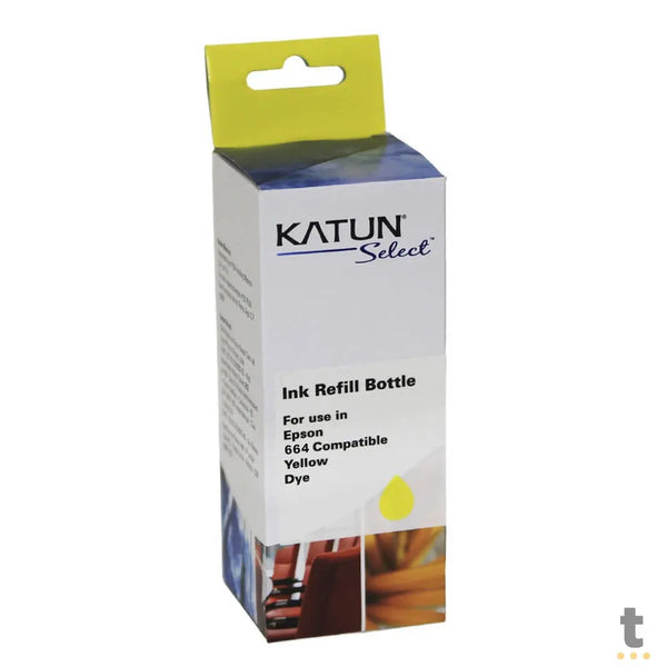 Refil De Tinta Katun P/ Impressoras Epson T664420 100ml - Amarelo