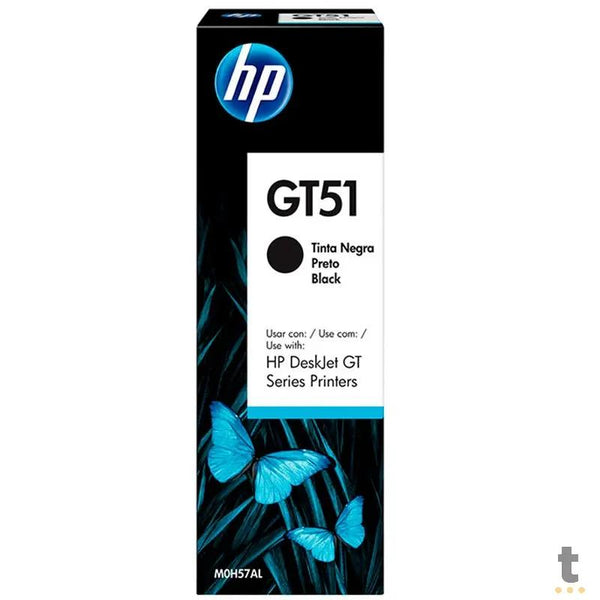 Refil De Tinta Original Hp Gt51 M0h57al - Preto