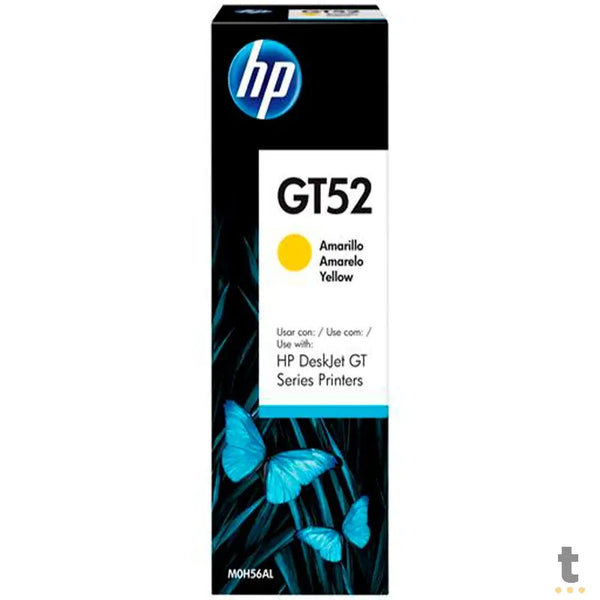 Refil De Tinta Original Hp Gt52 M0h56al - Amarelo
