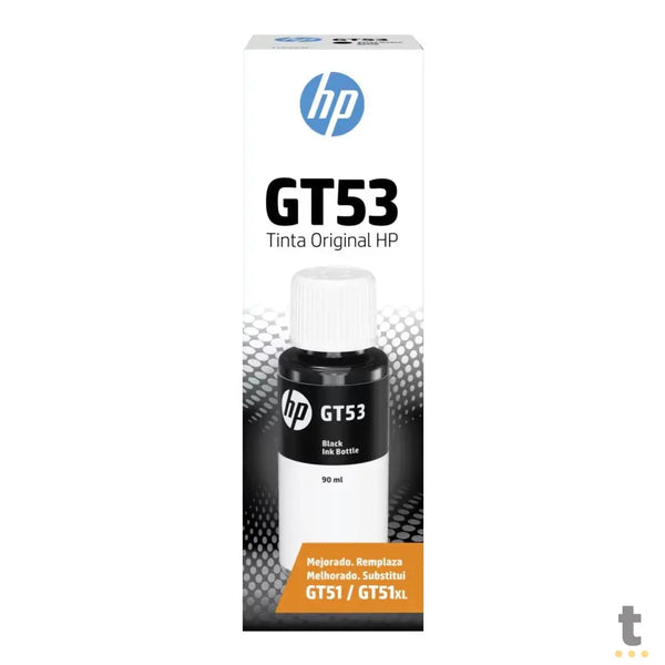 Refil De Tinta Original Hp Gt53 1VV22AL 90ml - Preto