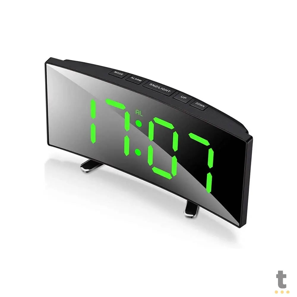 Relogio De Mesa / Parede Espelhado Led Digital - DT-6507 Truedata