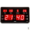 Relogio De Parede Led Digital Lelong C/ Data e Temperatura - LE-2115 Truedata