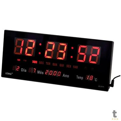 Relogio De Parede Led Digital Lelong LE-2111 Truedata