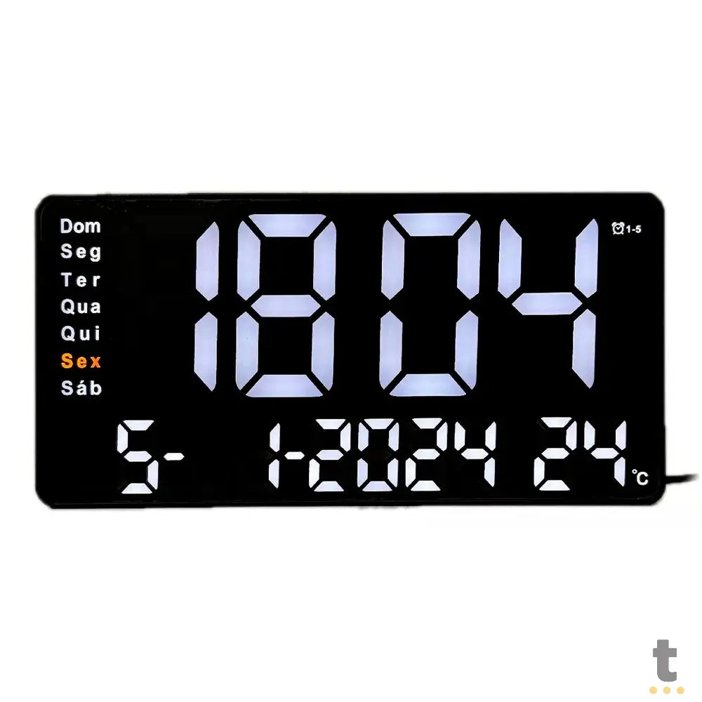 Relogio De Parede Led Digital Lelong - LE-2167 Truedata