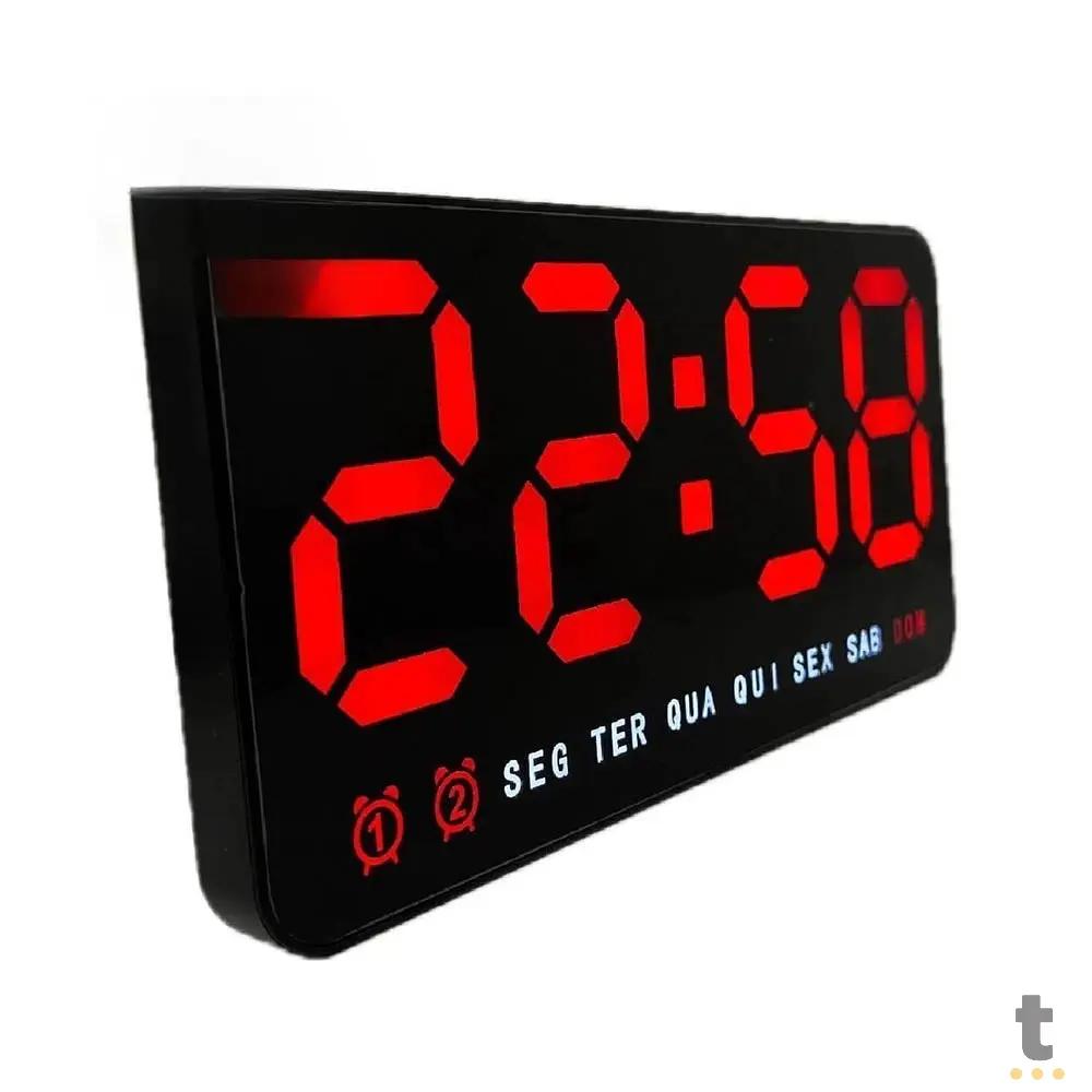 Relogio De Parede Led Digital Oasis - OIH-6213 Truedata