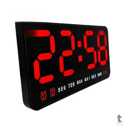 Relogio De Parede Led Digital Oasis - OIH-6213 Truedata