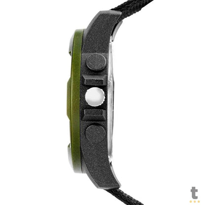 Relógio de Pulso Analogico Casual Verde / Preto - MO6P29AN/8P Truedata