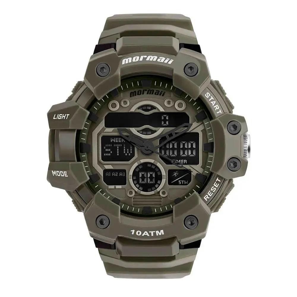 Relógio de Pulso Analogico / Digital Mormaii Force Marrom - MO0631A/8M Truedata