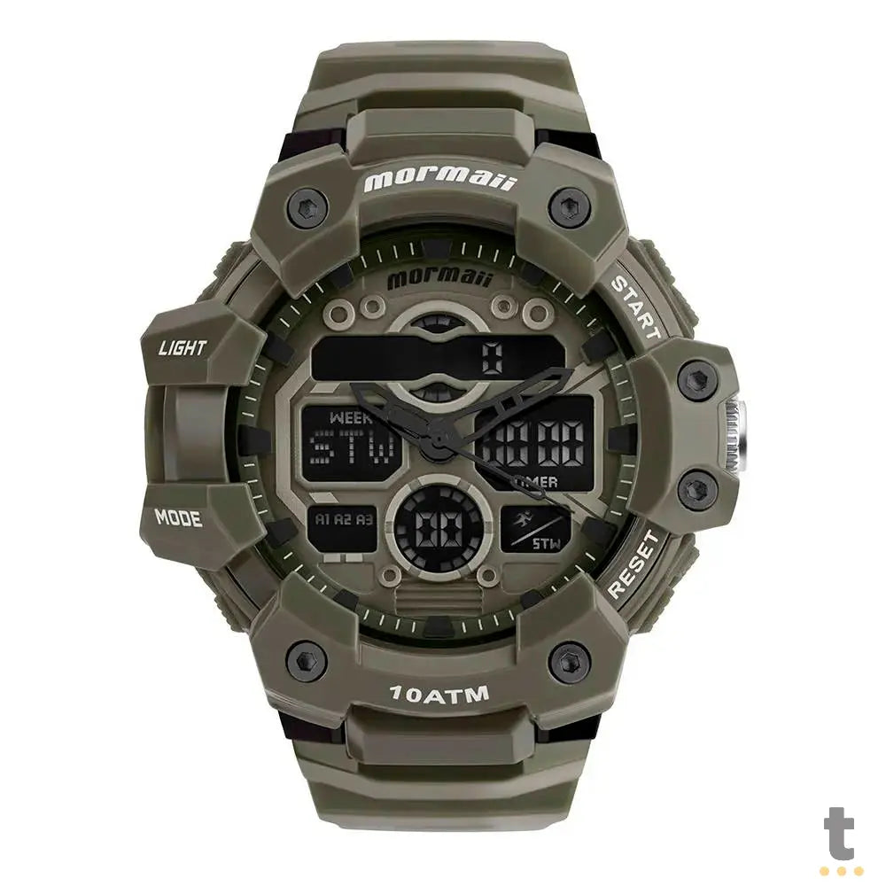 Relógio de Pulso Analogico / Digital Mormaii Force Marrom - MO0631A/8M Truedata