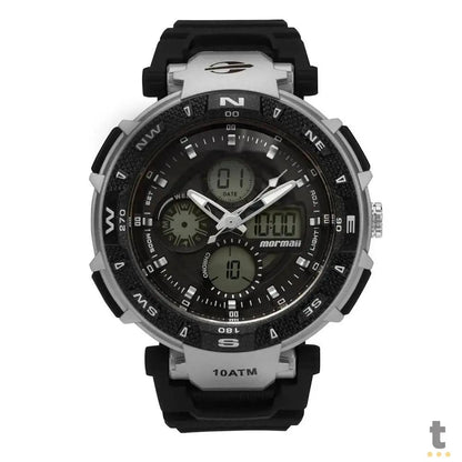 Relógio de Pulso Analogico Digital Mormaii em Polímero Preto - MO0540A/8P Truedata