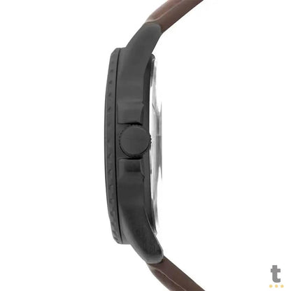 Relógio de Pulso Condor Cinza C/ Pulseira Marrom - CO2115MZA/4F Truedata