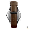 Relógio de Pulso Condor Militar Grafite C/ Pulseira Marrom - CO2035NGE/5P Truedata