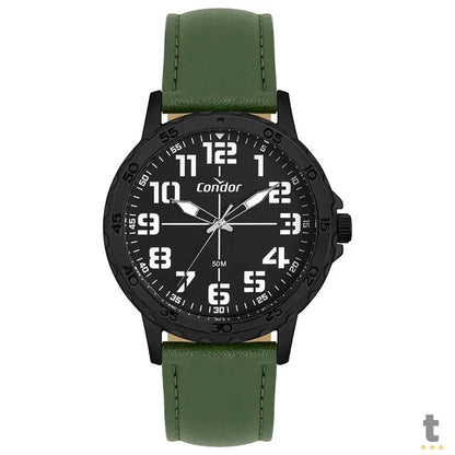 Relógio de Pulso Condor Militar Preto C/ Pulseira Verde - CO2035NGF/5P Truedata