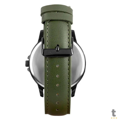 Relógio de Pulso Condor Militar Preto C/ Pulseira Verde - CO2035NGF/5P Truedata