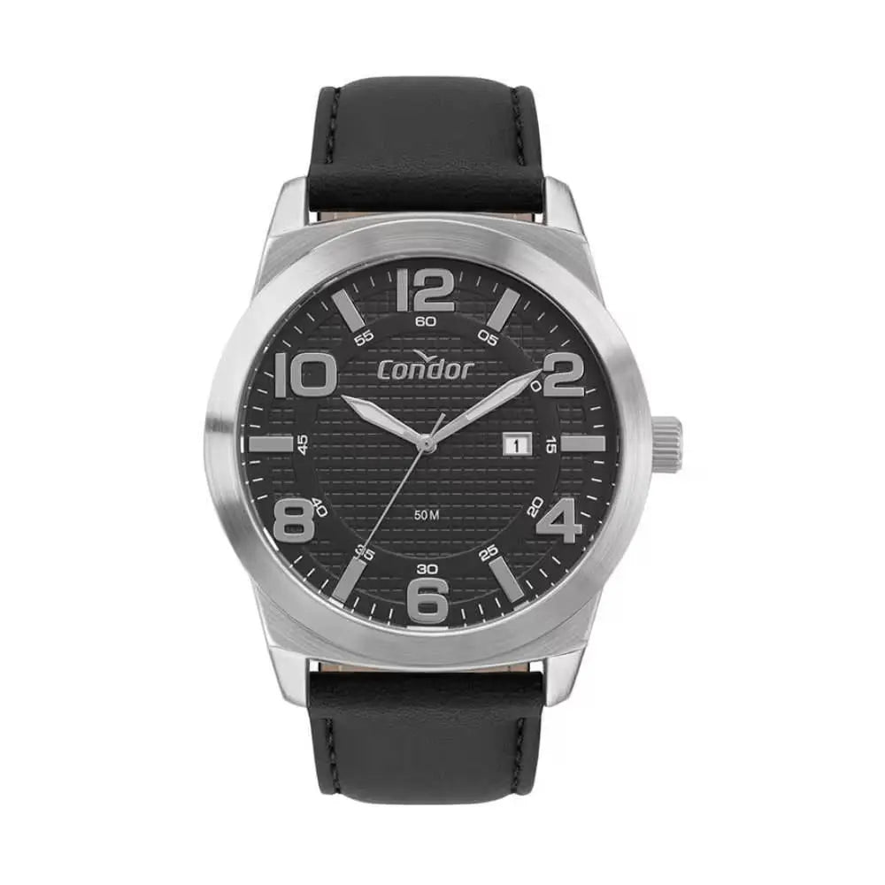 Relógio de Pulso Condor Prata / Preto - CO2115MWL/5P Truedata