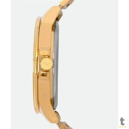 Relógio de Pulso Condor em Aço Preto / Dourado - CO2115MXU/4P Truedata