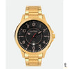 Relógio de Pulso Condor em Aço Preto / Dourado - CO2115MXU/4P Truedata