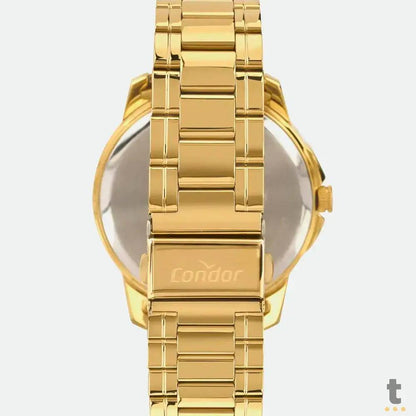 Relógio de Pulso Condor em Preto / Dourado - CO2115MWY/4P Truedata