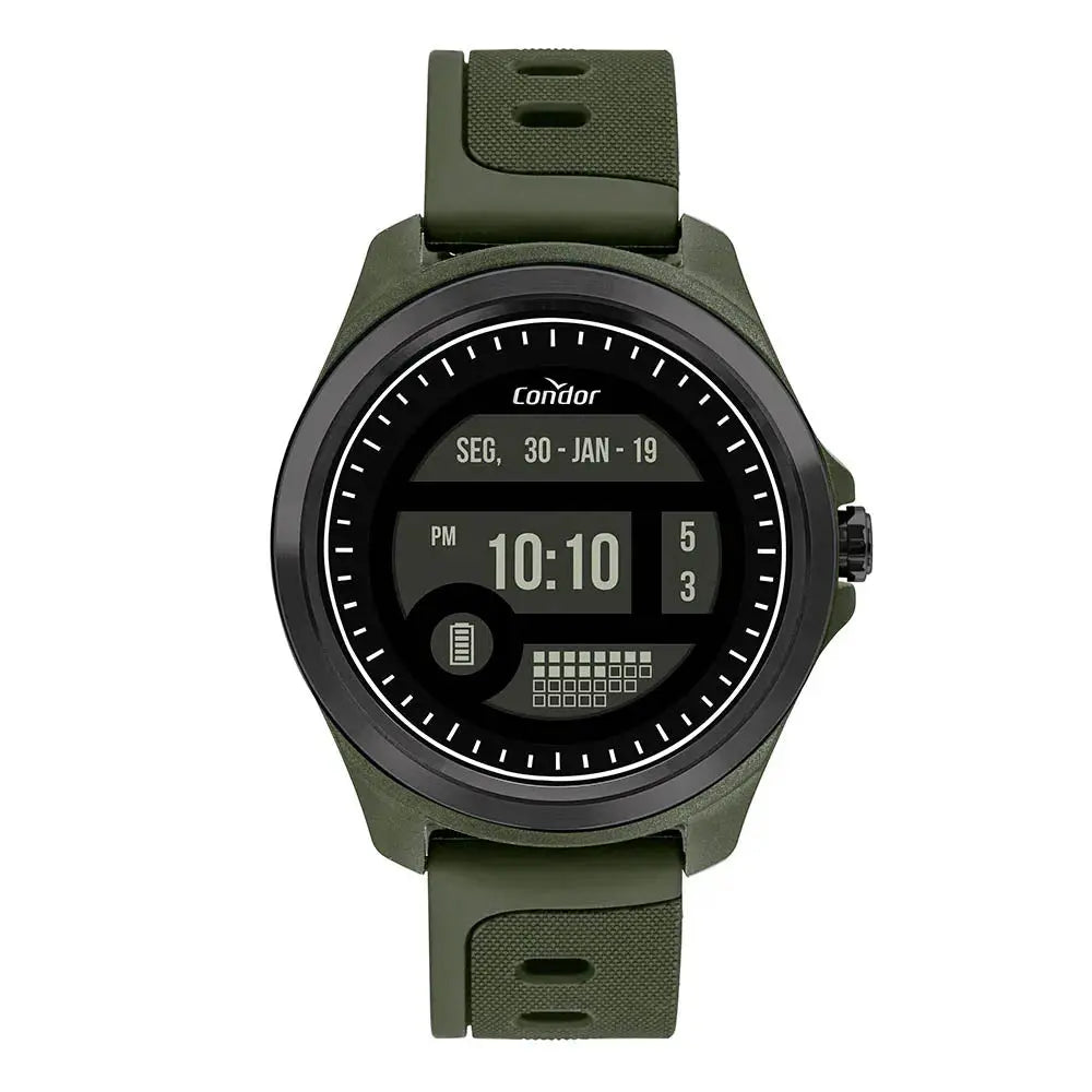 Relógio de Pulso Digital Condor Preto / Verde - COKW05CAA/8V Truedata
