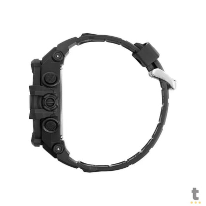 Relógio de Pulso Digital Mormaii Action em Silicone Preto - MO1134AB/8V Truedata