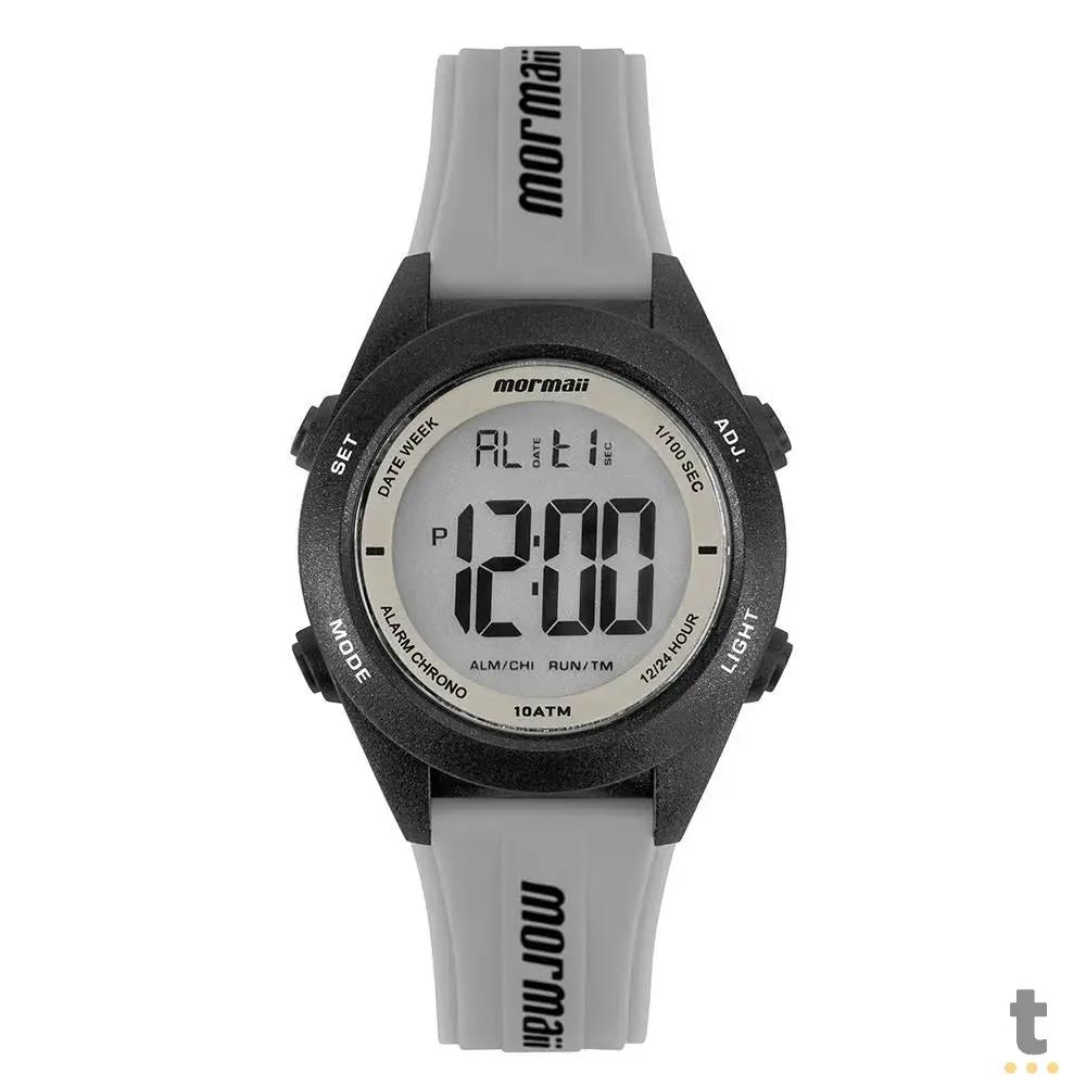 Relógio de Pulso Digital Mormaii Cinza - MO20900/8C Truedata