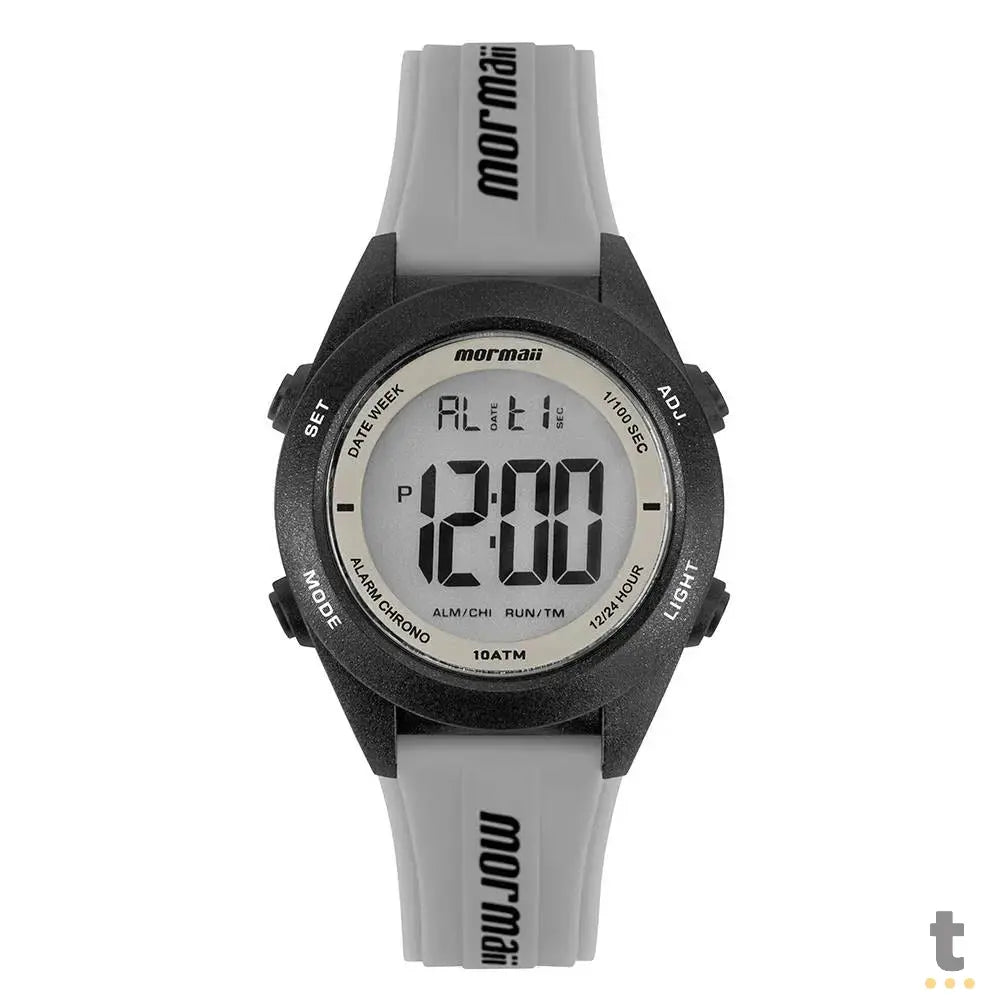Relógio de Pulso Digital Mormaii Cinza - MO20900/8C Truedata