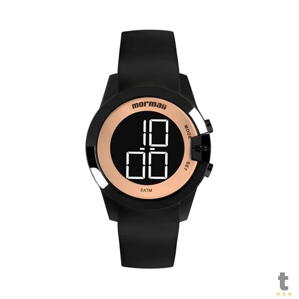 Relógio de Pulso Digital Mormaii Maui em Silicone Preto - MO13001A/K8J Truedata