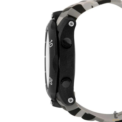 Relógio de Pulso Digital Mormaii Urban Militar em Silicone Preto/Cinza - MO10900B/8F Truedata