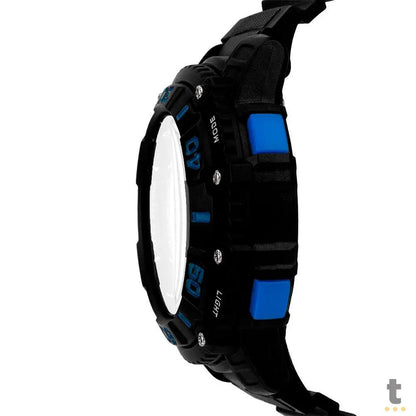 Relógio de Pulso Digital Mormaii Wave em Silicone Preto - MO03260/8A Truedata