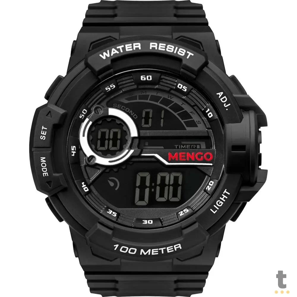 Relógio de Pulso Digital Technos Flamengo em Polimero Preto - FLAMO3660AB/8P Truedata