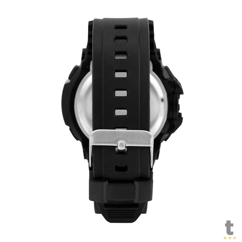 Relógio de Pulso Digital Technos Flamengo em Polimero Preto - FLAMO3660AB/8P Truedata