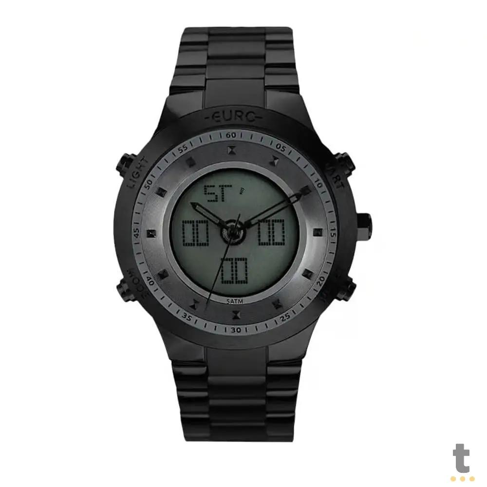 Relógio de Pulso Euro Analogico / Digital Sporty Lux Preto - EUBJ3889AC/4P Truedata