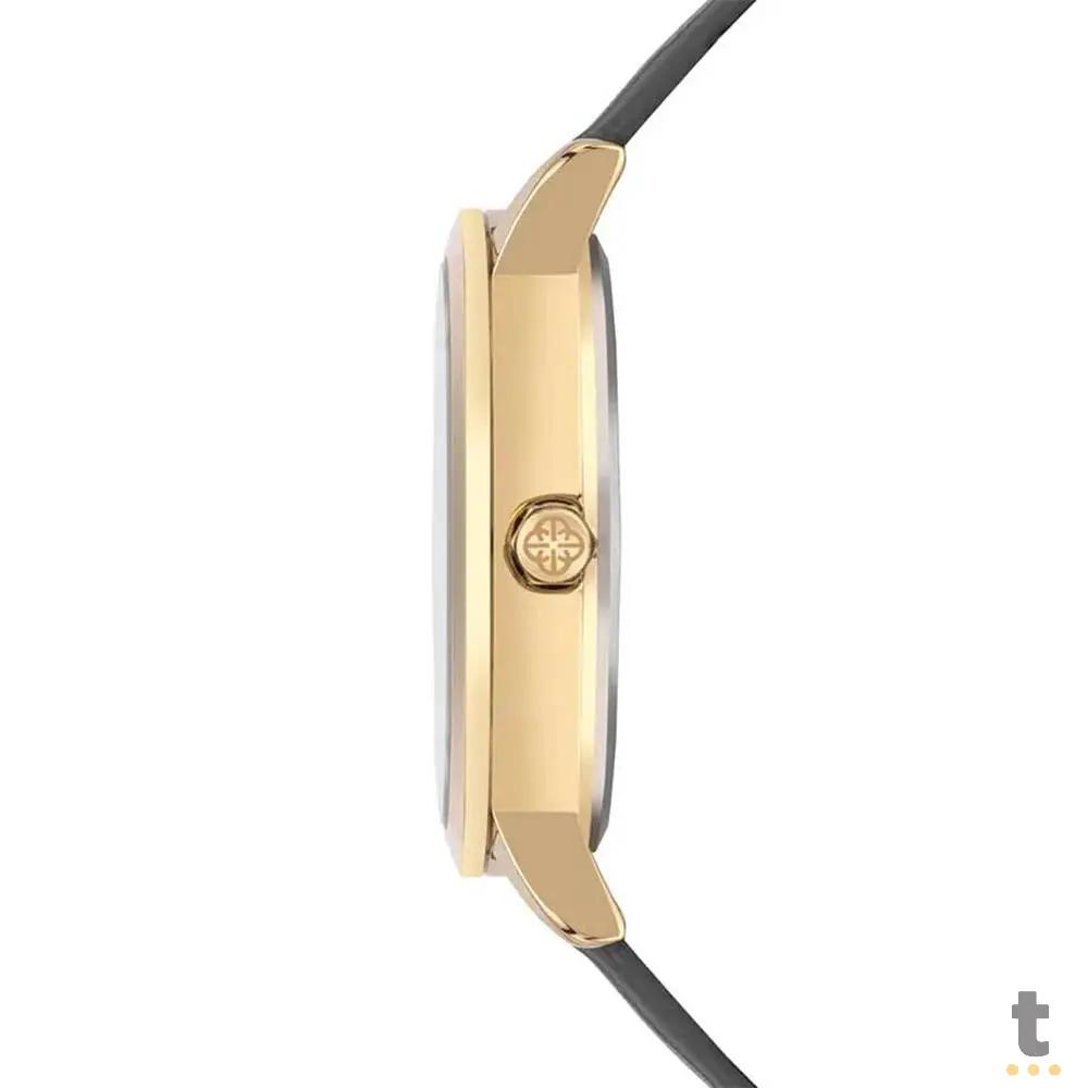 Relógio de Pulso Euro Collection Preto / Dourado - EU2035YUG/5C Truedata