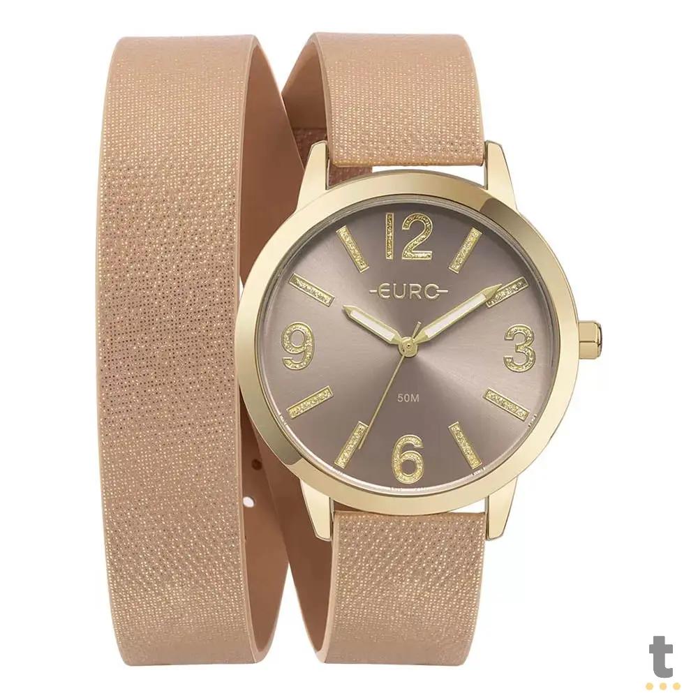 Relógio de Pulso Euro Collection Rosé / Dourado - EU2035YUH/4X Truedata