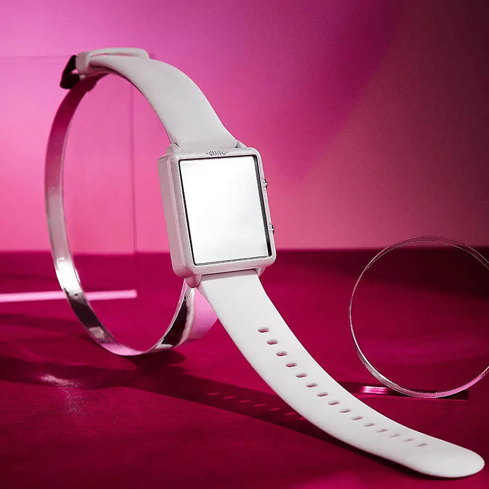 Relógio de Pulso Euro Digital Fashion Fit Reflexos Branco - EUJHS31BAQT/5B Truedata