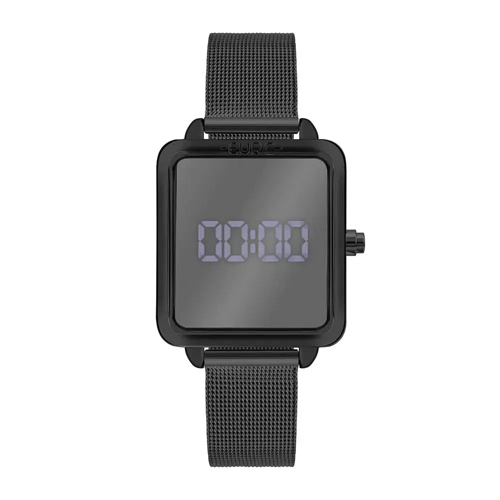 Relógio de Pulso Euro Digital Fashion Fit Reflexos Preto - EUDS8054AE/4P Truedata