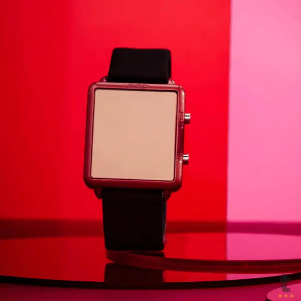 Relógio de Pulso Euro Digital Fashion Fit Reflexos Preto / Vermelho - EUJHS31BAQU/5P Truedata