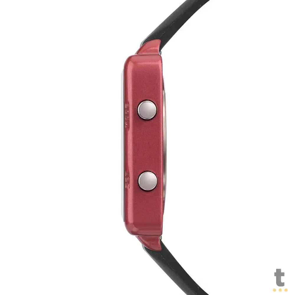 Relógio de Pulso Euro Digital Fashion Fit Reflexos Preto / Vermelho - EUJHS31BAQU/5P Truedata